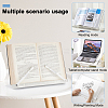 Foldable Rectangle Acrylic Desktop Display Stands ODIS-WH0038-46-6