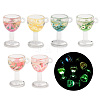 Luminous Transparent Resin Pendants RESI-K048-08-1
