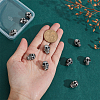 10Pcs 304 Stainless Steel European Beads STAS-ME0002-88-3