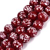 Handmade Lampwork Beads Strands LAMP-Q041-11G-1