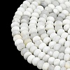 Natural White Crazy Agate Beads Strands G-P575-A04-8x5mm-03-3
