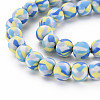 Handmade Polymer Clay Beads Strands CLAY-N008-054-08-3