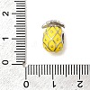 925 Sterling Silver Enamel European Beads STER-Z013-07P-06-3