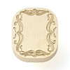 Flower Frame Brass Stamp Heads AJEW-M037-05G-02-2