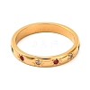 Ion Plating(IP) 304 Stainless Steel With Rhinestone Rings for Women RJEW-S239-01G-2