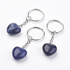 Natural Sodalite Keychain KEYC-F019-02E-1