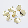 Brass Stud Earring Findings LS-KK-G331-20G-NF-1