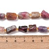 Natural Multicolor Tourmaline Beads Strands G-D110-H02-02-3