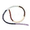 Chakra Natural Red Jasper & Yellow Jade & Green Aventurine & Tiger Eye & Sodalite & Amethyst Beads Strands G-NH0002-E02-4mm-2