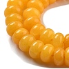 Natural White Jade Beads Strands G-E507-01V-3