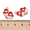 Alloy Enamel Pendants X-ENAM-I061-01KCG-19B-3
