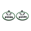 Panda Theme Alloy Enamel Pendants ENAM-F150-06-1