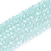 Baking Electroplate Glass Beads Strands DGLA-A039-J2mm-B26-1