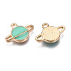 Alloy Enamel Pendants ENAM-S121-078-B03-3