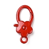 Spray Painted Alloy Lobster Claw Clasps PALLOY-K257-08-3