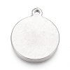 Non-Tarnish 304 Stainless Steel Pendants STAS-H117-19P-2