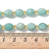Natural Amazonite Beads Strands G-F809-A33-01-5