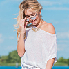 2Pcs Summer Beach Natural Shell & Resin Imitation Pearl Bib Necklaces NJEW-UN0001-55-5