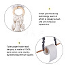 Crafans 3 Sets 3 Colors Toilet Wall Hanging Hand-Woven Rope Holder HJEW-CF0001-06-8