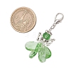 Angel Glass Pendant Decorations HJEW-MZ00260-04-3