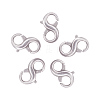 Stainless Steel Double Opening Lobster Claw Clasps STAS-CJ0011-01-4