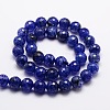 Dyed Natural Agate Faceted Round Beads Strands X-G-E320E-8mm-08-2