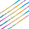 2 Strands Gradient Color Electroplated Synthetic Non-magnetic Hematite Beads Strands G-TA0002-86B-2