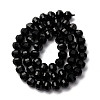 Natural Black Onyx Beads Strands G-P587-D15-03-3