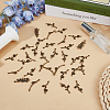 18Pcs 3 Styles Tibetan Style Alloy Pendants FIND-CA0010-84-4
