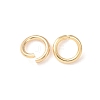 Brass Open Jump Rings KK-G604-08G-22-2