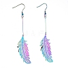 201 Stainless Steel Dangle Earrings X-EJEW-JE04149-04-1