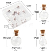 12Pcs 3 Styles Glass Bottles AJEW-FS0001-20-4