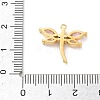 304 Stainless Steel Micro Pave Cubic Zirconia Pendants STAS-F360-01G-01-3