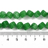 Natural Dyed Malaysia Jade Beads Strands G-A257-A18-01-5