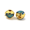 Rack Plating Brass Enamel Beads KK-P277-36G-3