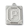 Anti-Tarnish 304 Stainless Steel Pendants STAS-U033-01P-P-1