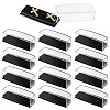 Clear Plastic Lapel Pins Storage Boxes with Velvet Inside CON-WH0112-100A-1