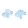Transparent Spray Painted Glass Beads LS-GLAA-N035-025-C03-2