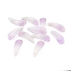 Two Tone Transparent Glass Pendants GLAA-H016-16A-1