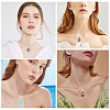 DIY Teardrop Pendant Necklaces Making Kits DIY-SC0001-33-6