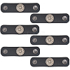 6Pcs PU Leather with Alloy Scarf Clips FIND-CL0001-84B-1