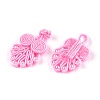 Handmade Chinese Frogs Knots Buttons Sets BUTT-WH0014-29B-2