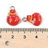 Christmas Theme Opaque Resin Pendants RESI-S08-01C-3