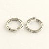 Tarnish Resistant 304 Stainless Steel Open Jump Rings X-STAS-R065-40-1