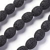 Natural Lava Rock Beads Strands G-F671-03B-11-1