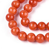 Dyed Natural Mashan Jade Round Beads Strands G-T139-6mm-67C-4