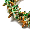 Spray Painted Synthetic Turquoise Beads Strands X-G-E617-A01-02-4