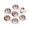 Transparent Resin Rondelle European Beads RESI-N044-02I-1