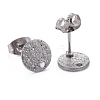 304 Stainless Steel Stud Earring Findings STAS-Z021-A-01P-2