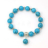 Fashion Gemstone Beaded Bracelets BJEW-JB00858-01-1